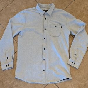 O'Neill Men's Light Gray Casual Button-Down Shirt